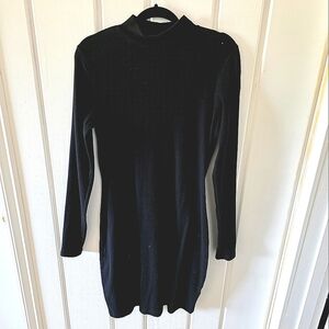 Old Navy Black Long Sleeve Dress